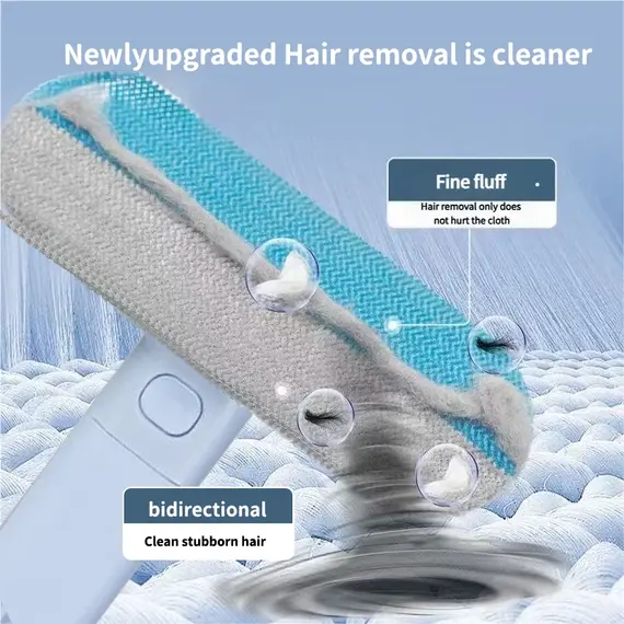 Pet Hair Removal Tool 4-in-1 Hair Removal Furniture Cat Hair Remover for Couch-Pet Hair Removal Car Cloth Furniture Carpet Bed