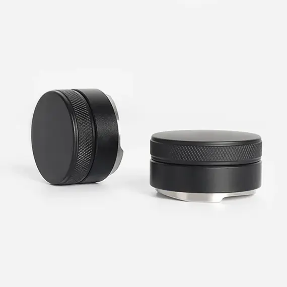 Coffee Distributor Espresso Distribution Tool, Leveler 3 Angled Slopes, Adjustable Palm Tamper Fits 51mm, 53mm, 58mm Portafilter