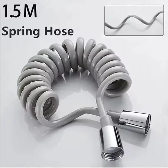 Black Toilet Bidet Faucet Handheld Sprayer Stainless Steel Bathroom Hand Bidet Sprayer Set Hose Toilet Self Cleaning Shower Head