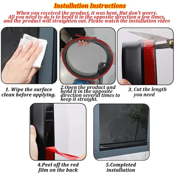 1m Home Window Water Blocking Bar Sliding Window Rain Weatherstrip Balcony Insulation Windproof Sealing Strip   Flashing Board