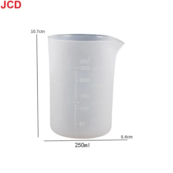 1000ml 600ml 450ml 350ml 250ml 100ml 30ml Measure Cup for Resin Supplies Silicone Measuring Cup for Resin Epoxy DIY Craft Tool