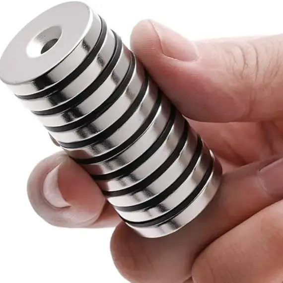 10/20/30pcs with Countersunk 20x3-5mm Discs for Scientific, Laboratory, and Industrial Use, Kitchen Decoration-Portable Magnets