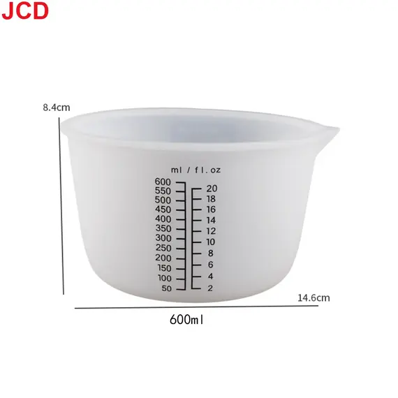 1000ml 600ml 450ml 350ml 250ml 100ml 30ml Measure Cup for Resin Supplies Silicone Measuring Cup for Resin Epoxy DIY Craft Tool