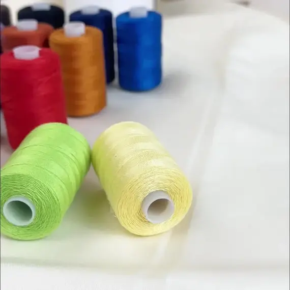Color Thick Line High Speed Polyester Line Luggage Shoes Flat Car Line Customized Wholesale Sewing Line 203 Denim Line