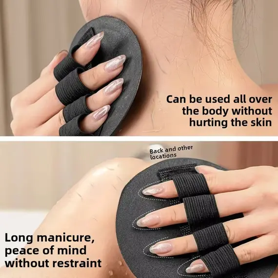 1/4pcs Exfoliating Bath Scrubber Tool 14cm Rubber Deep Cleansing Gentle Dead Skin Remover Tool for Men Women Kids