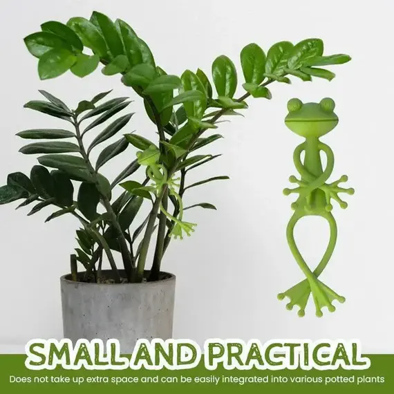 1/3/5/10PCS Frog Plant Stand Tomato Plant Support for Plants Gardening Plant Holder Plant Climbing Fixture Clips Garden Supplies