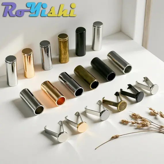 10 Sets Metal Rope Ends Stopper Cord End Lock Cap Hanging Bell Buckle DIY Bag Shoes Garment Lanyard Accessories