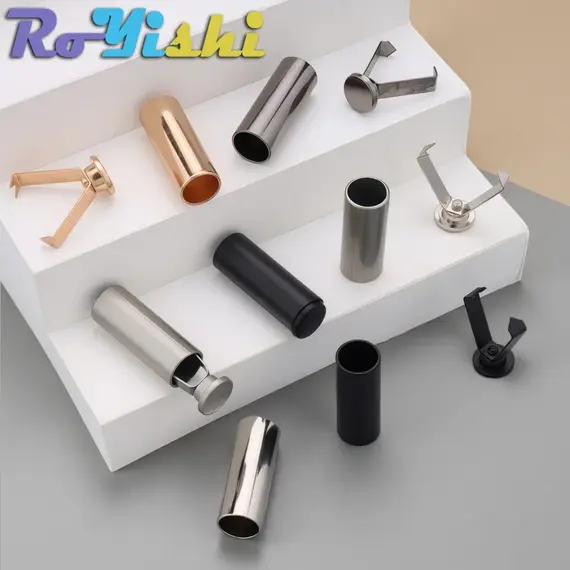10 Sets Metal Rope Ends Stopper Cord End Lock Cap Hanging Bell Buckle DIY Bag Shoes Garment Lanyard Accessories