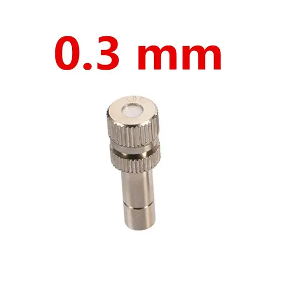 5pcs 6mm Quick Connect Mist Sprayer 0.1-0.6 Low Pressure Spray Nozzle Mist Sprayer Cooling Irrigation Nozzle Humidification Syst