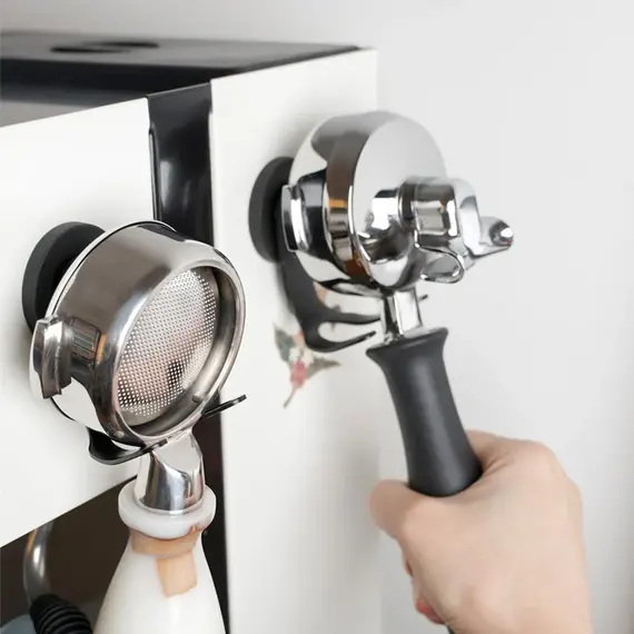 Coffee Handle Magnetic Hook Bottomless Bottom Horn Handle Storage Hanger Powder Hammer Powder Bowl Accessories Storage Bracket