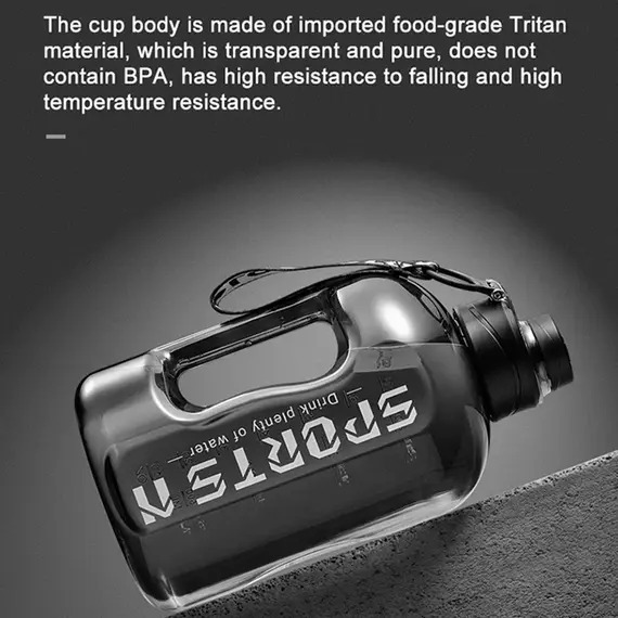 Large Capacity 2 Liter Water Bottle Sports Gym Water Kettle for Camping Travel BPA Free Drinking Bottles