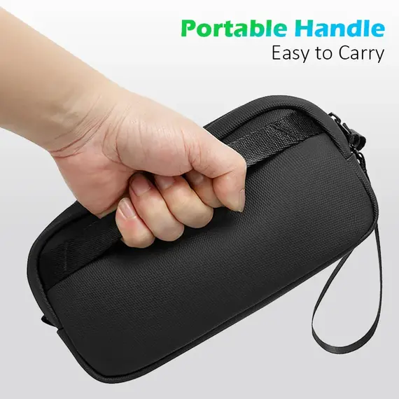 BANGE Travel Organizer Bag Power Bank Mini Pouch Electronics Gadgets Accessorie Case for USB Cable Cords,Hard Drives Storage Bag