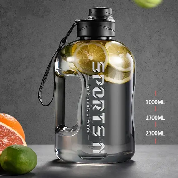 Large Capacity 2 Liter Water Bottle Sports Gym Water Kettle for Camping Travel BPA Free Drinking Bottles