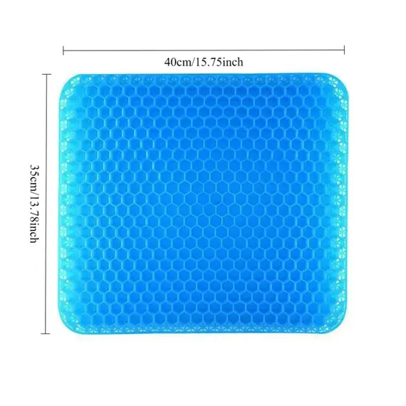 1PC Breathable Summer Honeycomb Gel Cushion Relieve Tailbone Back Pressure Pain for Home Office Car Wheelchair Seat Pad