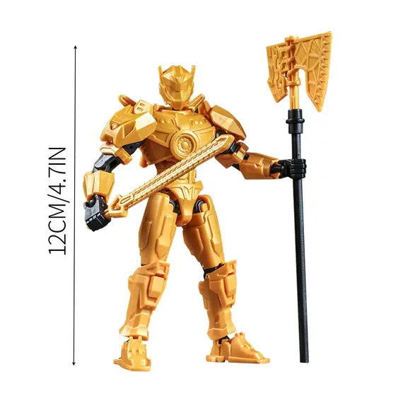 New 3d Printed T13 Mechwarrior Project Action Figure Toys Dummy 13 Multi-Jointed Movable Custom Accessories Gift Toys
