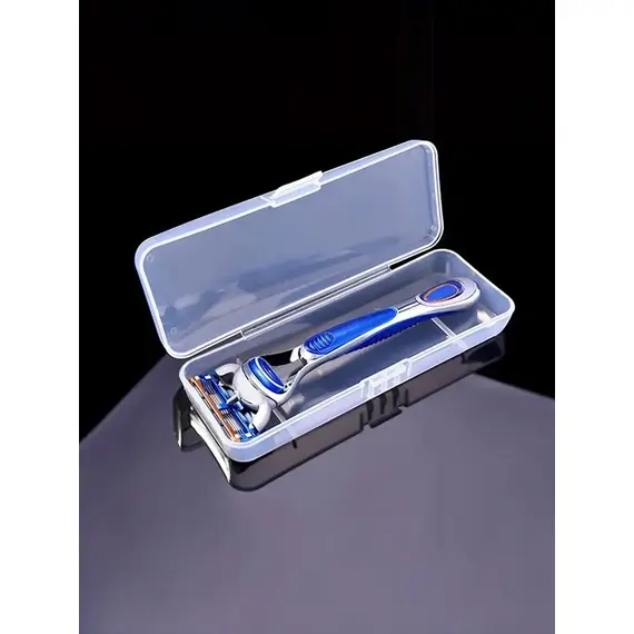 Manual Shaver Storage Box Specialized Tool Holder For Business Trips Double-Layer Multifunctional Portable