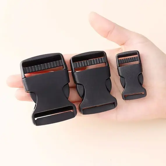 2Pcs Dual Adjustable Belt Buckles 20/25/32/38/50mm Plastic Hardware Side Release Buckles Backpack Belt Bag Parts Strap Webbing
