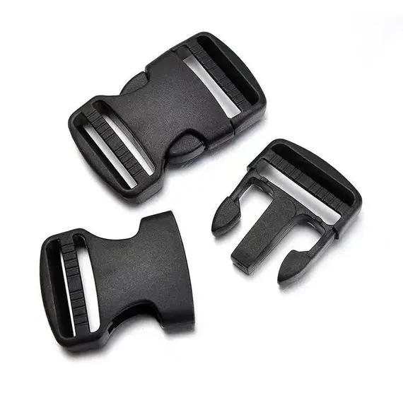 2Pcs Dual Adjustable Belt Buckles 20/25/32/38/50mm Plastic Hardware Side Release Buckles Backpack Belt Bag Parts Strap Webbing
