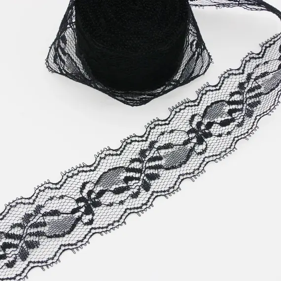 (10 Yards/Roll) Black Lace Fabric Ribbon Webbing Decoration Lovely Gift Packing Material