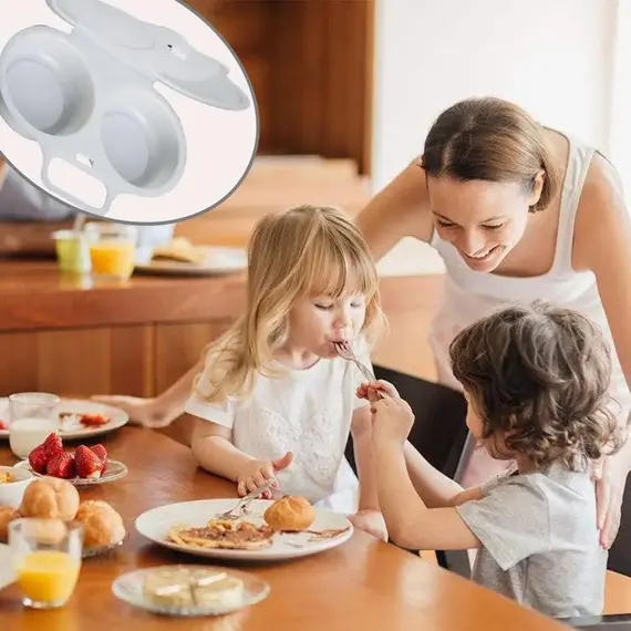 1/2pcs Food Grades Microwave Cooking Eggs Steamer Convenient Kitchen Cooking Mold Egg Poacher Kitchen Gadgets Fried Egg Tool