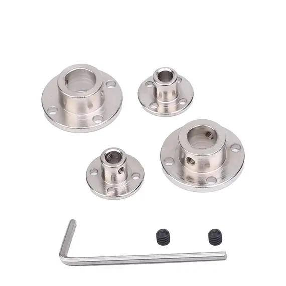 3mm 3.17mm 4mm 5mm 6mm 6.35mm 7mm 8mm 10mm 11mm 12mm Rigid Flange Coupling Motor Guide Shaft Coupler Motor Support Connector