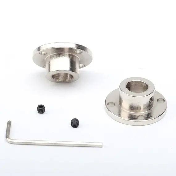3mm 3.17mm 4mm 5mm 6mm 6.35mm 7mm 8mm 10mm 11mm 12mm Rigid Flange Coupling Motor Guide Shaft Coupler Motor Support Connector