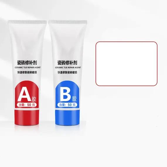 30/100g Tile Repair Agent AB Adhesive Ceramic Repair Glue Marble Floor Tile Toilet Washbasin Repair Glue Crack Repair Caulk Glue