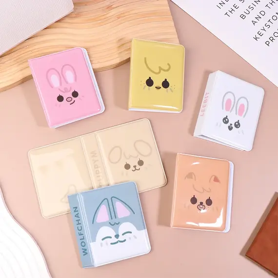 Cartoon Animal 3 Inch Album Photo Postcard Storage Album Idol Pictures Collection Kpop Card Binder Name Card Book Album
