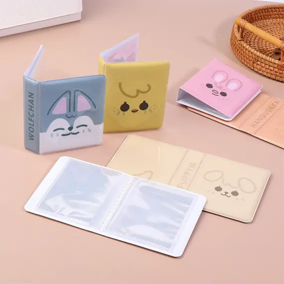 Cartoon Animal 3 Inch Album Photo Postcard Storage Album Idol Pictures Collection Kpop Card Binder Name Card Book Album