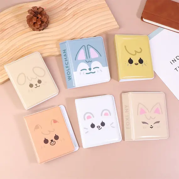 Cartoon Animal 3 Inch Album Photo Postcard Storage Album Idol Pictures Collection Kpop Card Binder Name Card Book Album