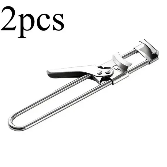 1/2Pcs Heavy Duty Stainless Steel Adjustable Multi Function Labor Saving Bottle Jar Can Opener Easy Grip Kitchen Tool Accessorie