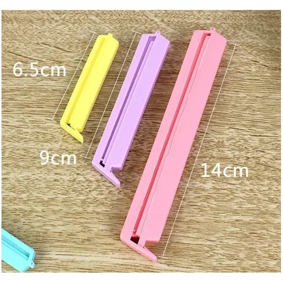 12/16PCS Food Snack Package Bag Sealing Plastic Clips For Packages Kitchen Storage And Organization Items Accessories Tools