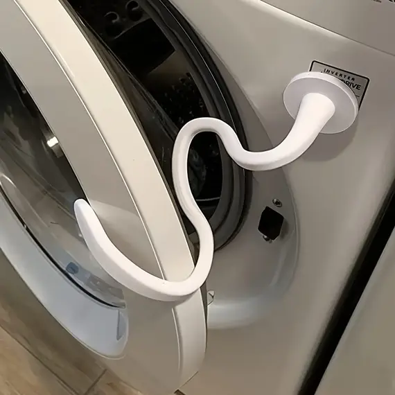 Keep Your Washer Fresh: Easy-to-Use & Bendable Silicone Front Load Washer Door Prop – Flexible, Sturdy Washer Door Stopper