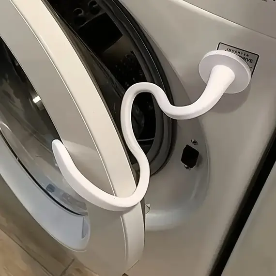 Keep Your Washer Fresh: Easy-to-Use & Bendable Silicone Front Load Washer Door Prop – Flexible, Sturdy Washer Door Stopper