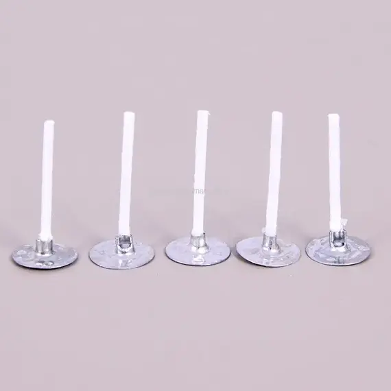 100Pcs Multi Size Cotton Wick Glass Bottle Aromatherapy Clear Empty Bottle Candle Wick Diy Candle Making Tool