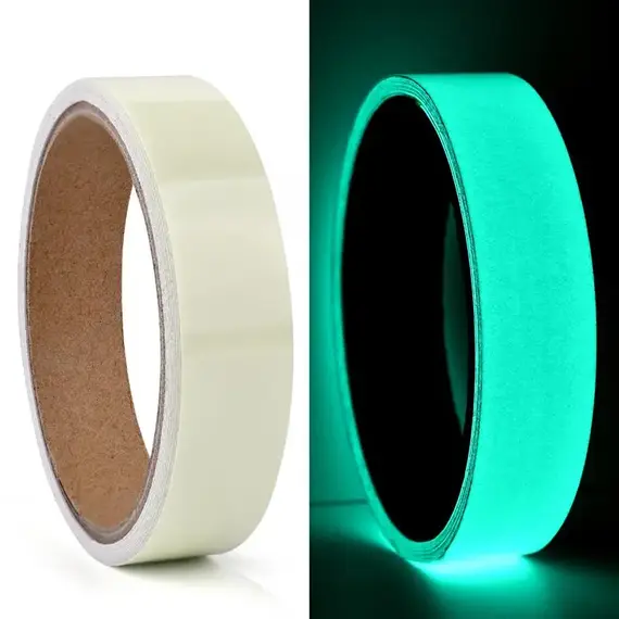 Luminous Fluorescent Night Self-Adhesive Glow In The Dark Sticker Tape Safety Security Home Decoration Warning Adhesive Tape