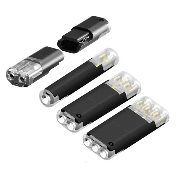 10/30/50/100 Pieces D1/D2/D3 1/2/3 Pin Wire Connectors, No-Stripping Quick Cable Connectors, Dual Wire Interconnects, Detachable Automotive Terminal Connectors