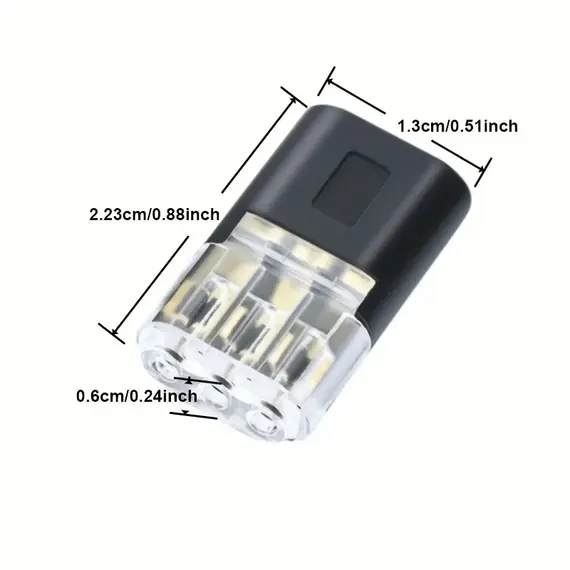 10/30/50/100 Pieces D1/D2/D3 1/2/3 Pin Wire Connectors, No-Stripping Quick Cable Connectors, Dual Wire Interconnects, Detachable Automotive Terminal Connectors