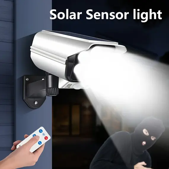 Outdoor Motion Sensor Solar Lights 2000 Lumens 77LED Solar Motion Sensor LED Light Outdoor Camera Wireless Security Floodlights