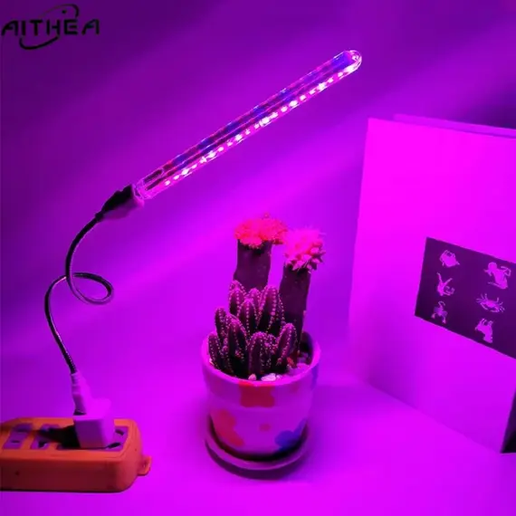 AITHEA Portable Full Spectrum Led Grow Light Phytolamp Red & Blue USB Indoor Greenhouse Plants Vegetable Hydroponic Bar Light