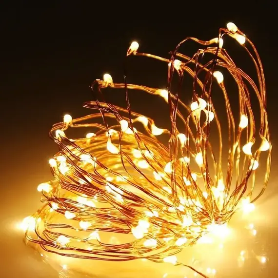 1pc 12m 100leds Solar String Fairy Lights Outdoor Path Garlands Lamp Patio Waterproof Christmas Wedding Garden Street Lights