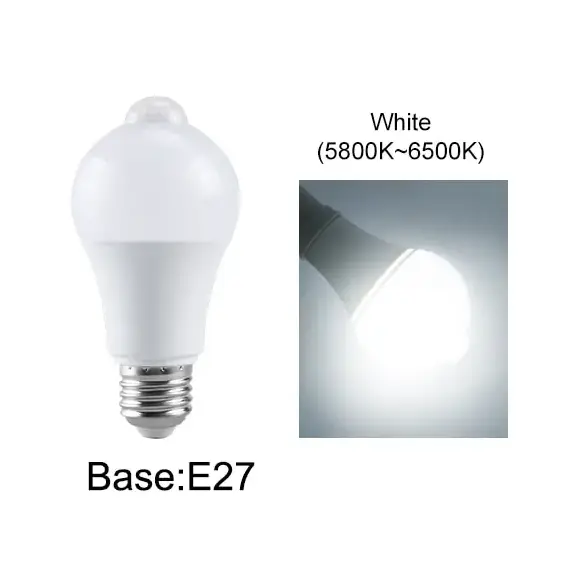 PIR Motion Sensor Light Bulbs E27 12W 15W 18W 20W LED Lamp Auto Smart Infrared B22 LED Bulb Energy Saving Lamp Porch Light