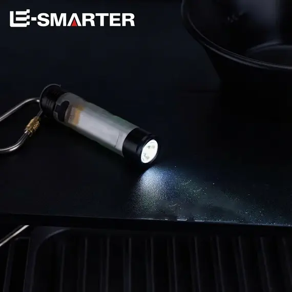 Mini Pocket Outdoor LED Flashlight USB Rechargeable Torch Keychain Clip Cap Light Long Endurance Emergency Hiking Camping