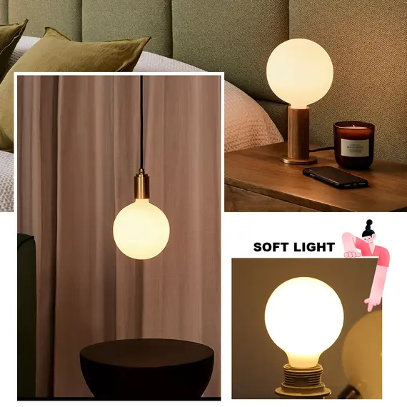 E27 LED Bulb AC 220V 110V G80 G95 G125 Energy Saving Global Light Lampada Ampoule LED Light Bulb Cold Warm White LED Lamp