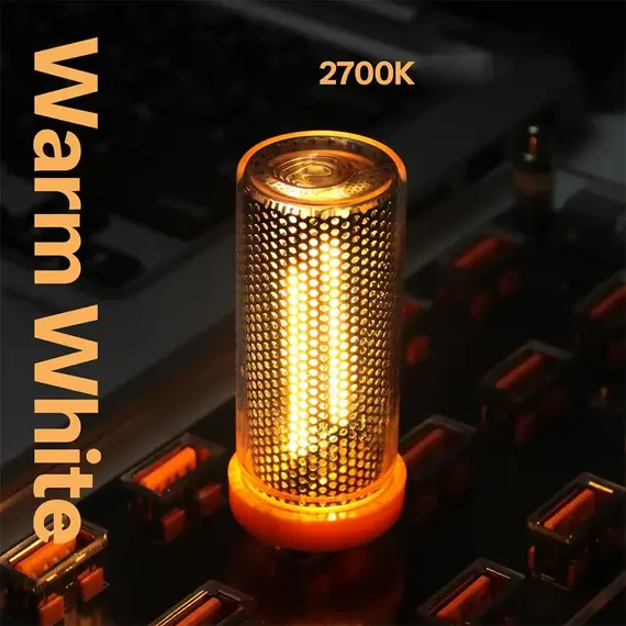 Retro USB Led Filament Night Light Yellow Warm Bulb Lighting Flame ambient light For Car Home  Bedroom Decor Emergency Lighting