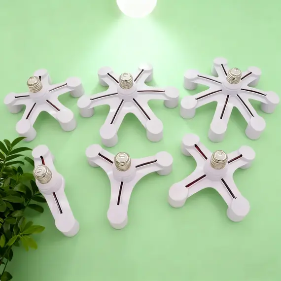 Various E27 Socket Splitter E27 To E27 LED Bulb Lamp Holder 2in1/3in1/4in1/5in1/6in1 LED Lamp Socket Light Bulb Adapter Holder