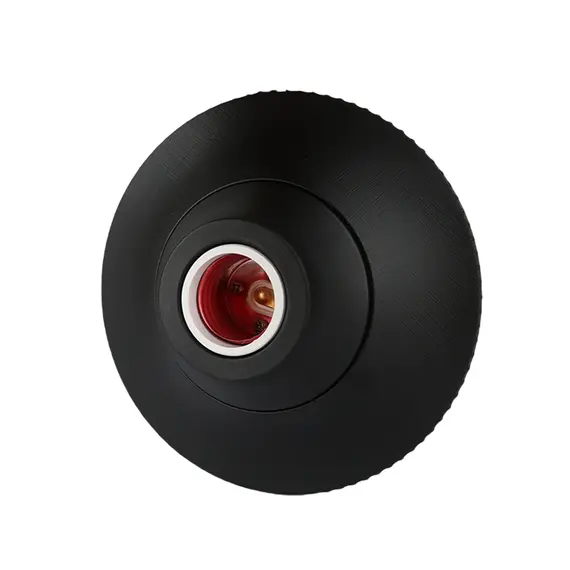 1/2pcs E26/E27 Lamp Bulb Pendant Holder, Suitable for 110-250 Voltage, Textured Round Fixed Base Bracket