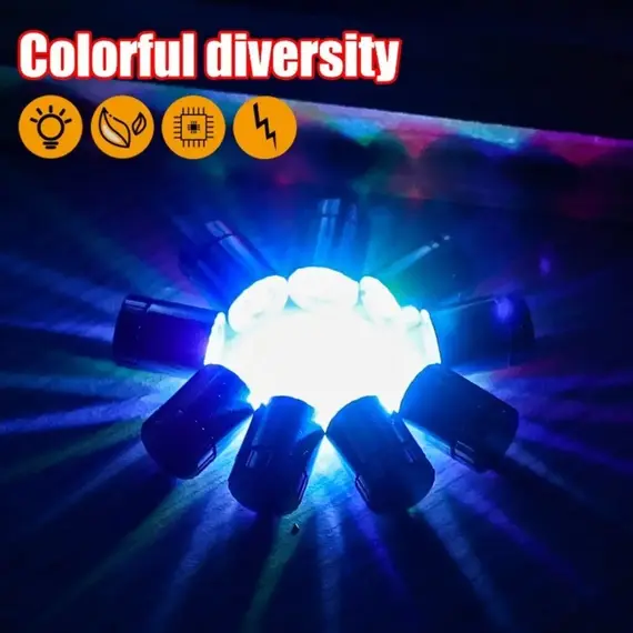 10Pcs New Small Mini LED Light Battery Powered Colorful Light Bulb Electronic Accessories Party New Year Holiday Decoration