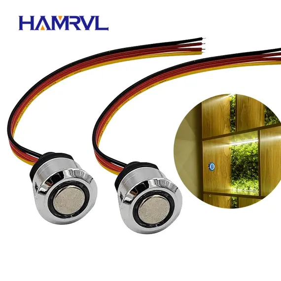 1/2pcs Led Dimmer 12v Touch Switches For LED Strip Light Stepless Dimmable Brightness Controller DC 5V -24V Light Dimmer Control