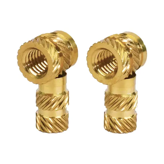 100-250pcs M3 Insert Brass Nut Hot Melt Knurled Thread Heat Embedment Copper Nuts Embed Pressed Fit for 3D Printer Plastic Case